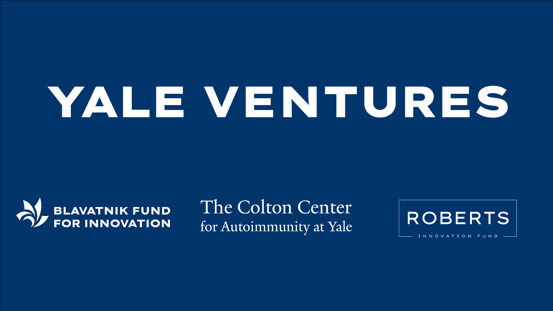Yale Ventures Logo with Fund Logos