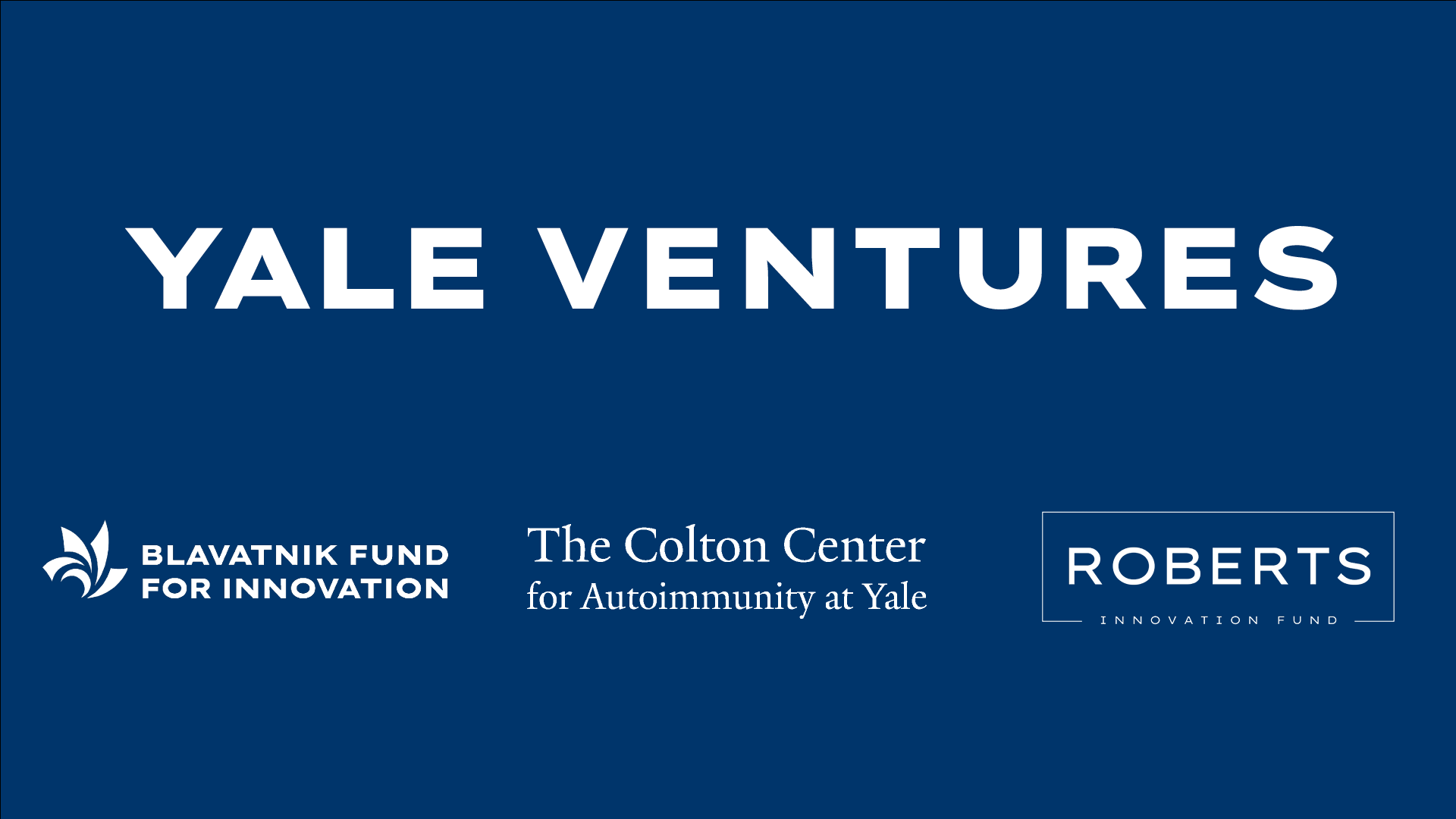 Yale Ventures Accelerators Logos