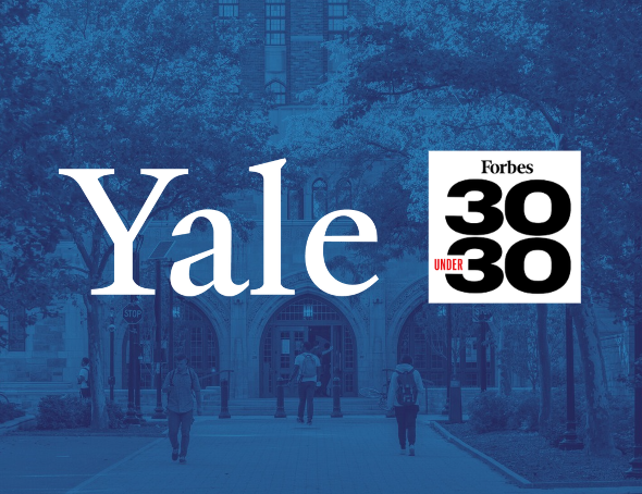 Yale Forbes 30 Under 30 Graphics